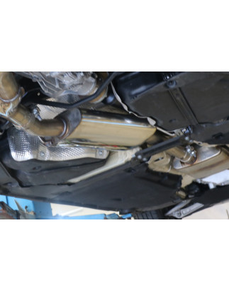 Audi A4 quattro B9 Mid silencer (Cod. F-AU121000-MSD)