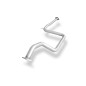 Nissan Primera P11 Silenziatore anteriore tubo sostitutivo (Cod. F-NI061000-VER)