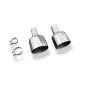 Hyeai i30N Fastback Facelift terminali di scarico per the original sil (Cod. F-HY141040-SO)