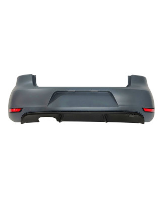 Paraurti Posteriore Volkswagen Golf 6 Look GTI 1 Scarico ABS (Cod. E-TCW52012)