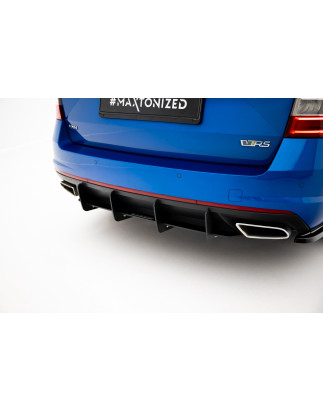 DIFFUSORE POSTERIORE Skoda Octavia RS Mk3 / Mk3 FL  / FAMILIARE (Cod. M-SK-OC-3/3F-RS-CNC-RS1A)