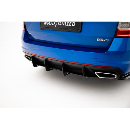 DIFFUSORE POSTERIORE Skoda Octavia RS Mk3 / Mk3 FL  / FAMILIARE (Cod. M-SK-OC-3/3F-RS-CNC-RS1A)