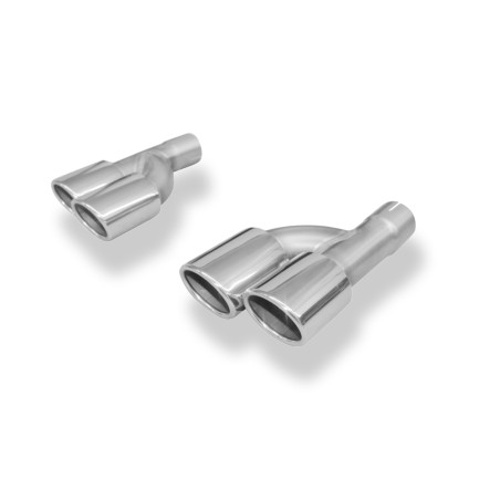 Audi A4 B7 3,0l TDI pair of terminali di scarico per screwing – 2x88x7 (Cod. F-AU061160-344)