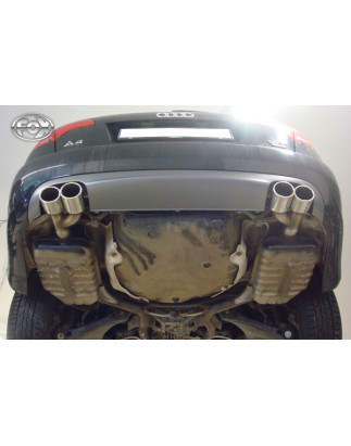 Audi A4 B7 3,0l TDI pair of terminali di scarico per screwing – 2x88x7 (Cod. F-AU061160-344)