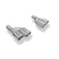 Audi A4 B7 3,0l TDI pair of terminali di scarico per screwing – 2x88x7 (Cod. F-AU061160-344)
