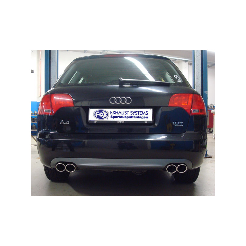 Audi A4 B7 – 2,0l TFSI pair of terminali di scarico per screwing i57mm (Cod. F-AU061190-344)