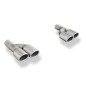 Audi A4 B7 – 2,0l TFSI pair of terminali di scarico per screwing i57mm (Cod. F-AU061190-344)