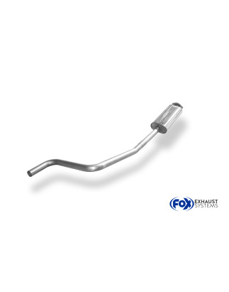 Fiesta VII/ Fiesta VII Sport Petrol Silenziatore anteriore (Cod. F-FO013000-VSD)