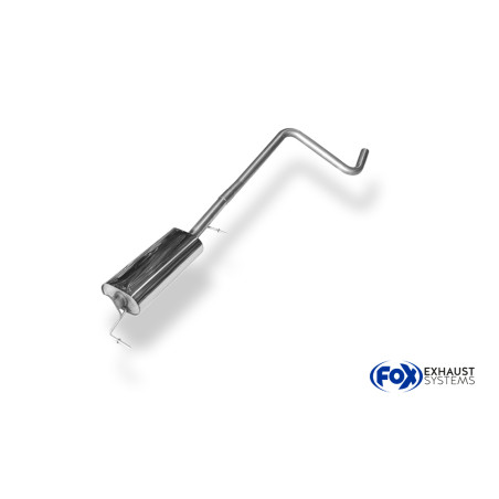 Fiesta VII/ Fiesta VII Sport Petrol Silenziatore anteriore (Cod. F-FO013000-VSD)