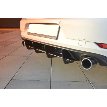 DIFFUSORE POSTERIORE VW GOLF MK7 GTI FACELIFT (Cod. M-VW-GO-7F-GTI-CNC-RS1A)