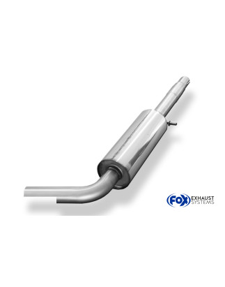 VW Golf IV Silenziatore anteriore zu VW053093-xxx R-32 Look (Cod. F-VW053110-VSD)