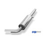 VW Golf IV Silenziatore anteriore zu VW053093-xxx R-32 Look (Cod. F-VW053110-VSD)