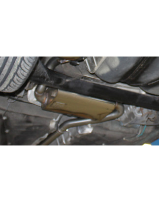 VW Corrado G60 mid silencer (Cod. F-VW070050-MSD)