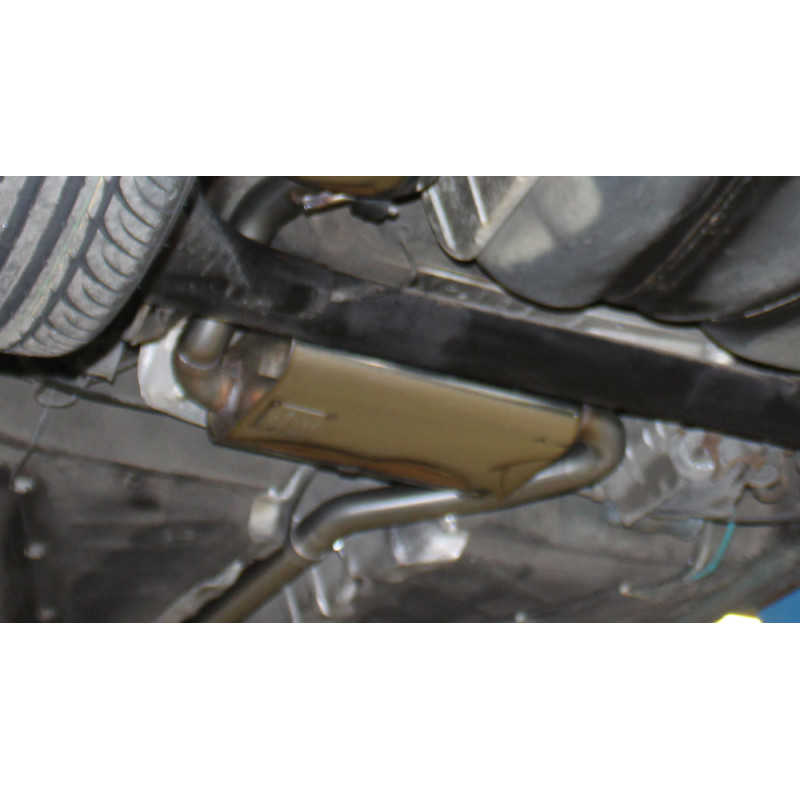 VW Corrado G60 mid silencer (Cod. F-VW070050-MSD)