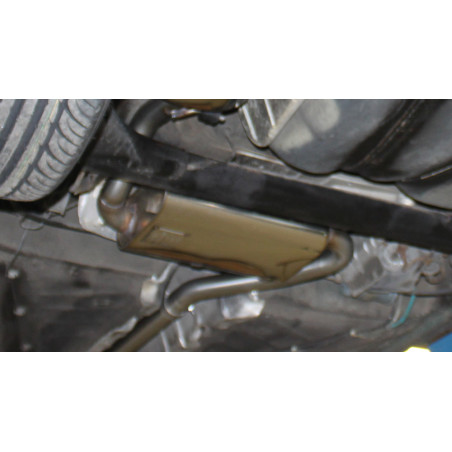 VW Corrado G60 mid silencer (Cod. F-VW070050-MSD)
