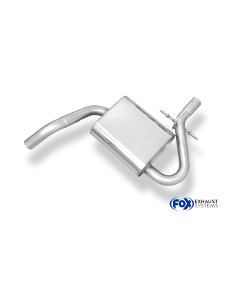 VW Golf IV Cabriolet mid silencer (Cod. F-VW053090-MSD)
