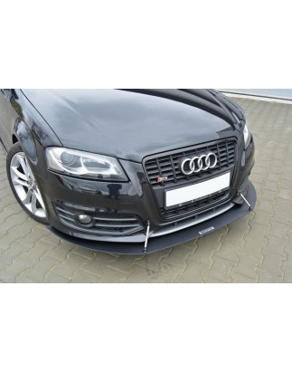 SPLITTER RACING ANTERIORE Audi S3 8P FL (Cod. M-AU-S3-2F2-CNC-FD1A)