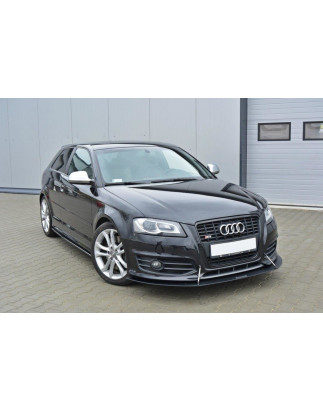 SPLITTER RACING ANTERIORE Audi S3 8P FL (Cod. M-AU-S3-2F2-CNC-FD1A)