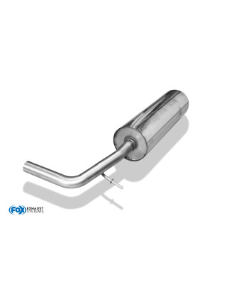 VW UP GTI Silenziatore posteriore – senza Terminali di scarico (Cod. F-VW240001-ESD)