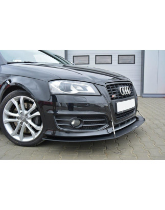 SPLITTER RACING ANTERIORE Audi S3 8P FL (Cod. M-AU-S3-2F2-CNC-FD1A)