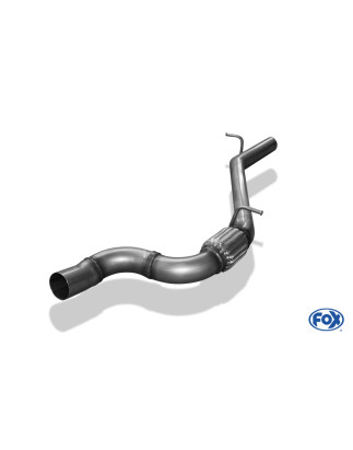 Skoda Karoq 4x4 Silenziatore anteriore tubo sostitutivo (Cod. F-SK130000-VER)