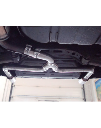 Hyeai i30 silenziatore posteriore tubo system destra/sinistra fitted on the seria (Cod. F-HY140010-1