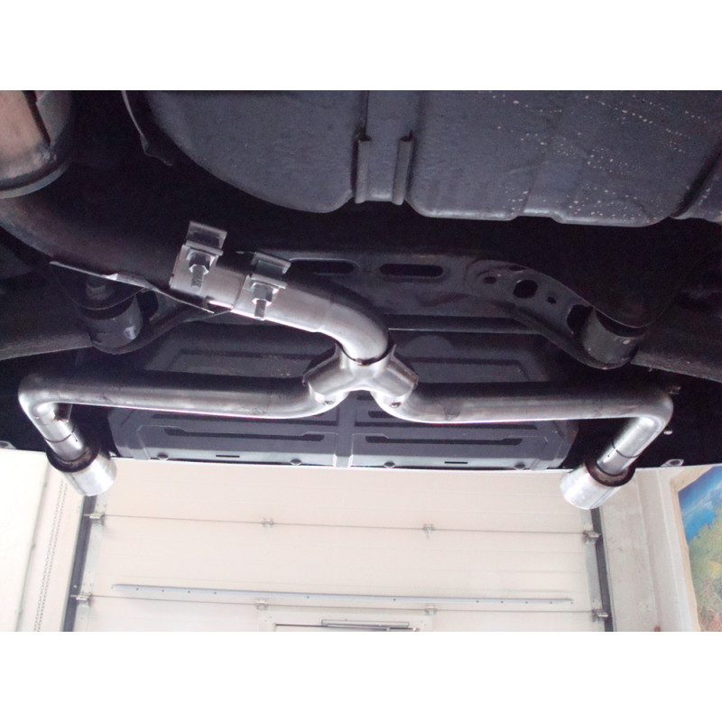 Hyeai i30 silenziatore posteriore tubo system destra/sinistra fitted on the seria (Cod. F-HY140010-1