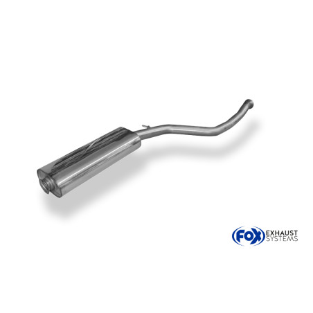 Peugeot 206 S16/ 206cc S16 – 100kW Silenziatore anteriore (Cod. F-PE021040-VSD)