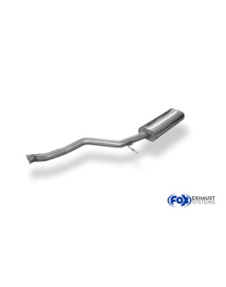 Peugeot 206 S16/ 206cc S16 – 100kW Silenziatore anteriore (Cod. F-PE021040-VSD)