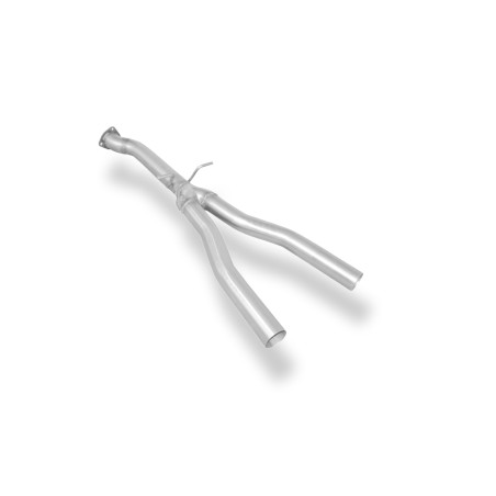 Audi A4 B7 Quattro 3,0l TDI y-connection pipe FOX final sile (Cod. F-AU061090-VBR)