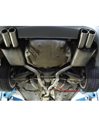 Audi A4 B7 Quattro 3,0l TDI y-connection pipe FOX final sile (Cod. F-AU061090-VBR)