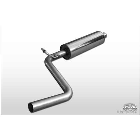 VW Caddy III Silenziatore anteriore (Cod. F-VW172000-VSD)