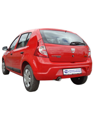 Dacia Sandero Silenziatore posteriore – 1x90 Tipo 17 (Cod. F-DC020011-151)