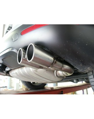VW Touareg Tipo 7L pair of terminali di scarico per saldatura – 2x90 Tipo (Cod. F-VW140010-132)