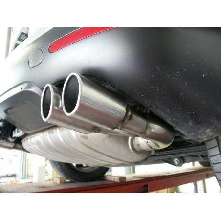 VW Touareg Tipo 7L pair of terminali di scarico per saldatura – 2x90 Tipo (Cod. F-VW140010-132)