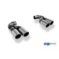 VW Touareg Tipo 7L pair of terminali di scarico per saldatura – 2x90 Tipo (Cod. F-VW140010-132)