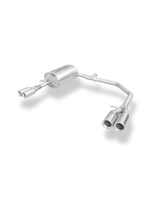Skoda Octavia 1U 4x4 Silenziatore posteriore con uscite destra e sinistra (duplex)x76 (Cod. F-SK0600