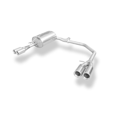 Skoda Octavia 1U 4x4 Silenziatore posteriore con uscite destra e sinistra (duplex)x76 (Cod. F-SK0600