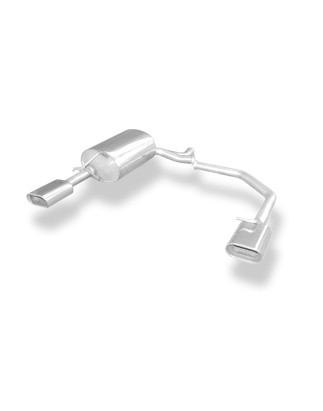 Skoda Octavia 1U 4x4 Silenziatore posteriore con uscite destra e sinistra (duplex) – 135x8 (Cod. F