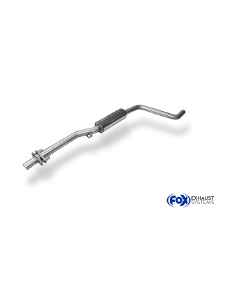 VW Polo 86C G40 Silenziatore anteriore – pipe diameter: 50mm (Cod. F-VW041010-VSD)