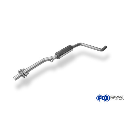 VW Polo 86C G40 Silenziatore anteriore – pipe diameter: 50mm (Cod. F-VW041010-VSD)