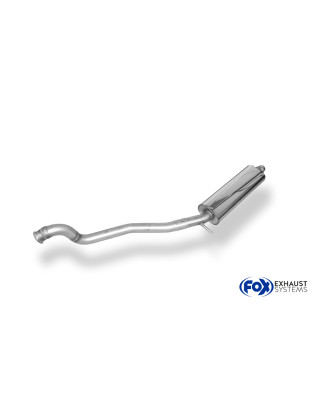 Peugeot 206 RC Silenziatore anteriore (Cod. F-PE021080-VSD)