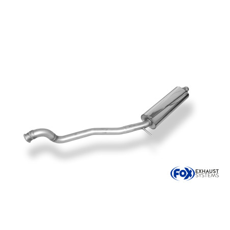 Peugeot 206 RC Silenziatore anteriore (Cod. F-PE021080-VSD)
