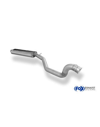 Peugeot 206 RC Silenziatore anteriore (Cod. F-PE021080-VSD)