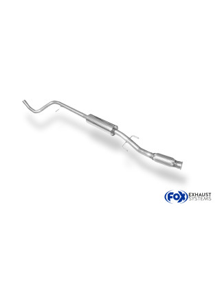 Peugeot 207 RC/ 208 GTI/ 1,6 16V Silenziatore anteriore (Cod. F-PE022010-VSD)