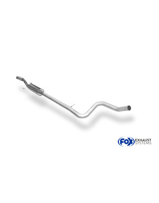 Peugeot 207 RC/ 208 GTI/ 1,6 16V Silenziatore anteriore (Cod. F-PE022010-VSD)
