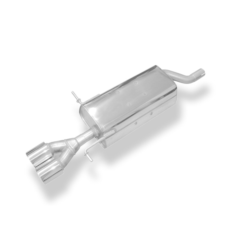 Dacia Logan berlina Benzin Silenziatore posteriore on one side – 2x (Cod. F-DC010011-070)