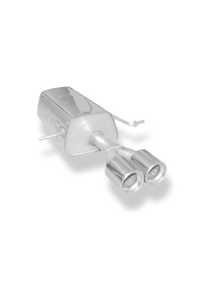 Dacia Logan berlina Benzin Silenziatore posteriore on one side – 2x (Cod. F-DC010011-070)