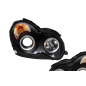 Fari Anteriori Angel Eyes Mercedes W203 2001-2007 Black (Cod. E-FAME040)