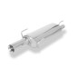 Opel Astra F-CC Silenziatore posteriore 3-point-fixation – 1x80 tipo (Cod. F-OP040151-269)